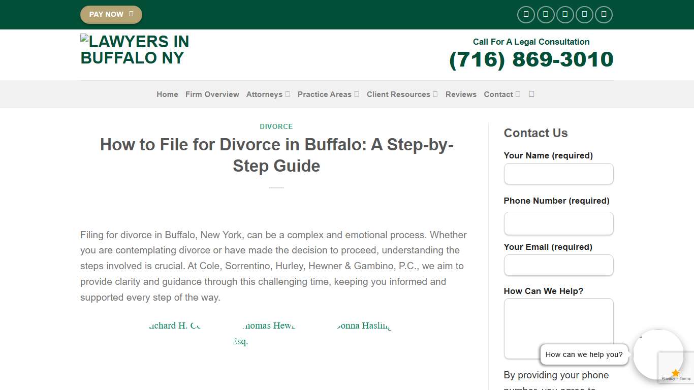 How to File for Divorce in Buffalo: A Step-by-Step Guide